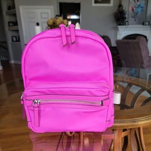 Vince Camuto Nylon Patch Backpack - Plasma Pink